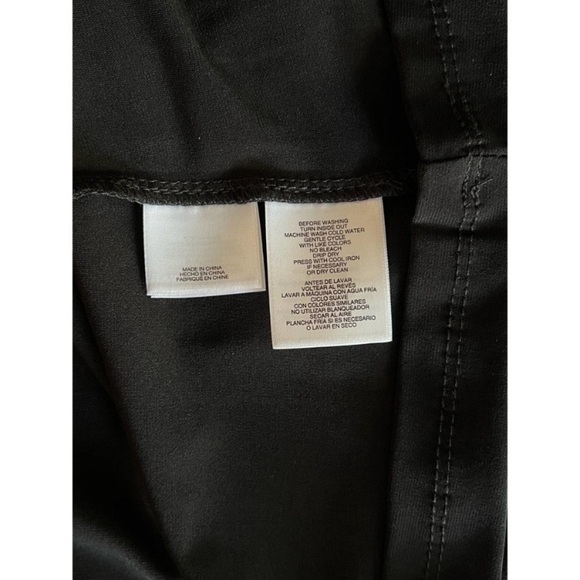 Anne Klein Short sleeved black top with sheer puff sleeves, Size Small - Picture 6 of 16